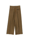 Alberto Biani Striped silk trousers