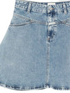 Closed Volant mini skirt