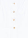 Semicouture Glenna linen vest
