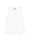 Semicouture Glenna linen vest