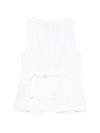 Semicouture Glenna linen vest