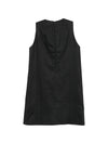 Semicouture Sheena linen mini dress
