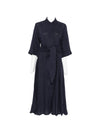 Archivio '67 Linen chemisier dress