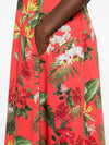 Archivio '67 A-line Printed cotton midi dress