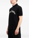 Palm Angels Logo Cotton Polo Shirt