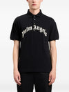 Palm Angels Logo Cotton Polo Shirt