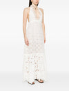 Ermanno Scervino Lace Cotton Long Dress