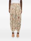 Into The East Printed Silk Trousers