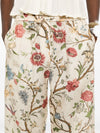 Into The East Printed Linen Trousers