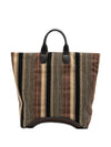 Emporio Armani Striped Tote Bag