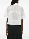 Ermanno Scervino Cotton Silk Embroidered Shirt
