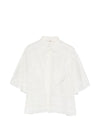 Ermanno Scervino Cotton Silk Embroidered Shirt