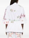 Relax Re-Lux Embroidered Cotton Kimono Jacket
