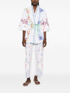 Relax Re-Lux Embroidered Cotton Kimono Jacket