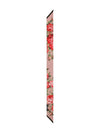 Dolce & Gabbana-Rose Bouquet-print silk twill bandeau/skinny scarf