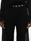 Iro Crochet Knit Wide-Leg Trousers