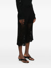 Iro Crochet Knit Wide-Leg Trousers