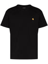 CARHARTT WIP MAIN T-shirts and Polos BLACK