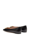 Valentino Garavani VLogo Signature Leather Ballet Flats
