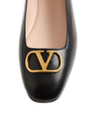 Valentino Garavani VLogo Signature Leather Ballet Flats