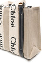 Chloé Chloe Woody Small Linen Tote Bag