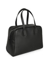 Mizuiro Medium Leather Boston Bag