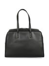 Mizuiro Large Leather Boston Bag