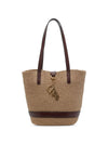 Chloé Charms rafia basket bag