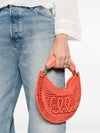 Chloé Summer Banana rafia mini hobo bag