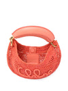 Chloé Summer Banana rafia mini hobo bag