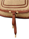 Chloé Marcie small rafia shoulder bag