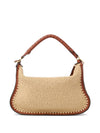 Chloé Marcie small rafia shoulder bag