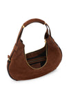 Moschino Suede Shoulder Bag
