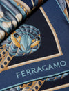 Ferragamo Scarfs NAVY