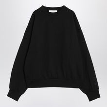  Fear of God Essentials Black fleece cotton sweatshirt with logo