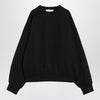 Fear of God Essentials Black fleece cotton sweatshirt with logo