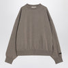 Fear of God Essentials Grey fleece cotton sweatshirt with logo
