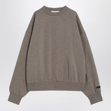  Fear of God Essentials Grey fleece cotton sweatshirt with logo