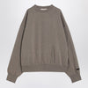 Fear of God Essentials Grey fleece cotton sweatshirt with logo