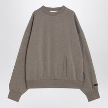  Fear of God Essentials Grey fleece cotton sweatshirt with logo