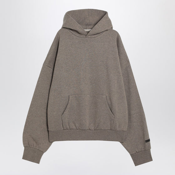 Fear of God Essentials Grey fleece cotton sweatshirt with logo