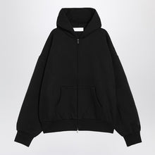  Fear of God Essentials Black fleece cotton sweatshirt with logo