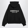 Fear of God Essentials Black fleece cotton sweatshirt with logo