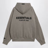 Fear of God Essentials Taupe cotton fleece hoodie