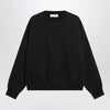 Fear of God Essentials Black cotton fleece crewneck sweatshirt