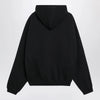 Fear of God Essentials Black cotton fleece hoodie with logo embroidery