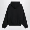 Fear of God Essentials Black cotton fleece hoodie with logo embroidery
