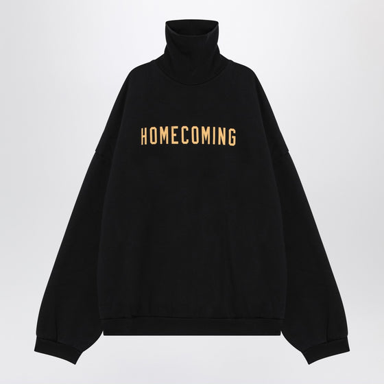 Fear of God Essentials High-necked black Homecoming sweatshirt