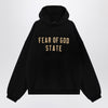 Fear of God Essentials Black hoodie with logo