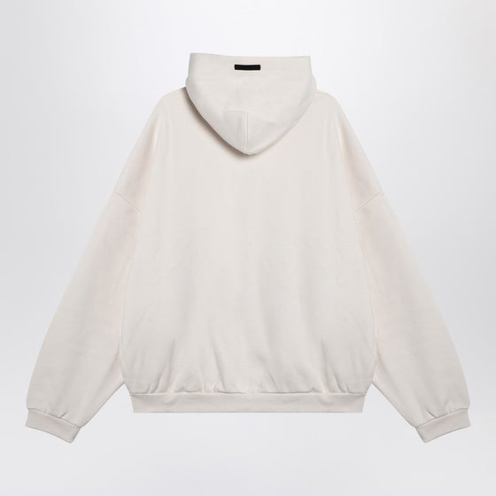 Fear of God Essentials White hoodie with logo